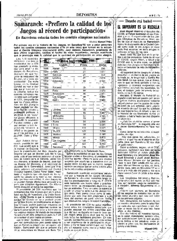 ABC MADRID 09-01-1992 página 75