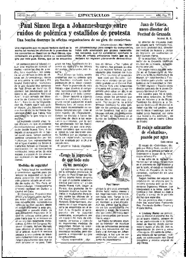 ABC MADRID 09-01-1992 página 79
