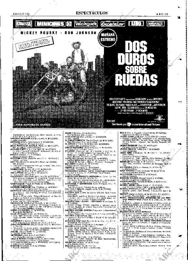ABC MADRID 09-01-1992 página 83