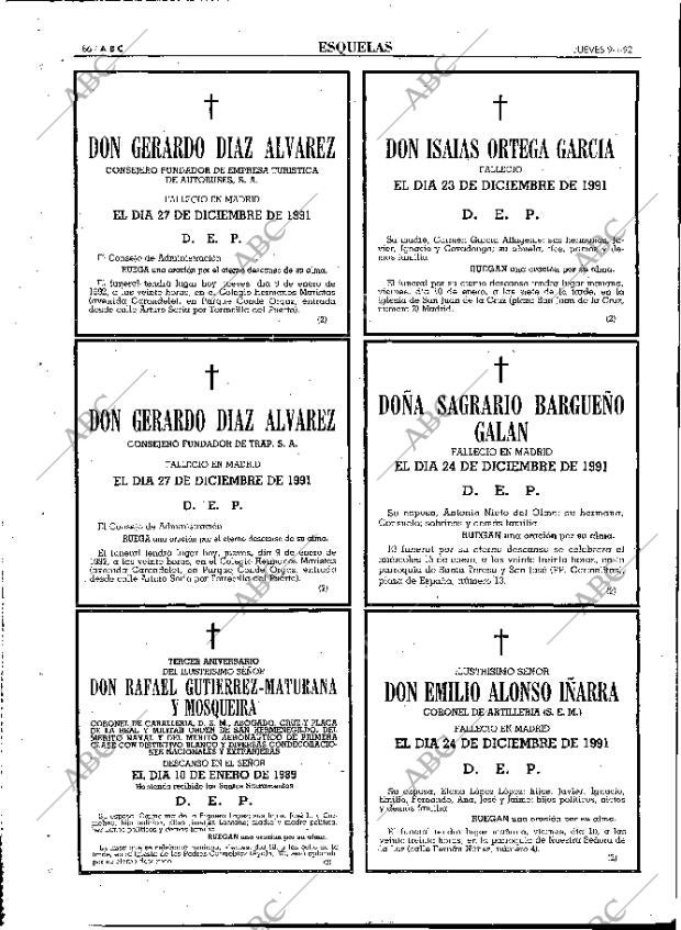 ABC MADRID 09-01-1992 página 86