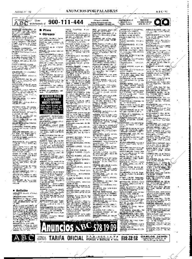 ABC MADRID 09-01-1992 página 93