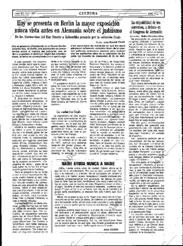 ABC MADRID 10-01-1992 página 45