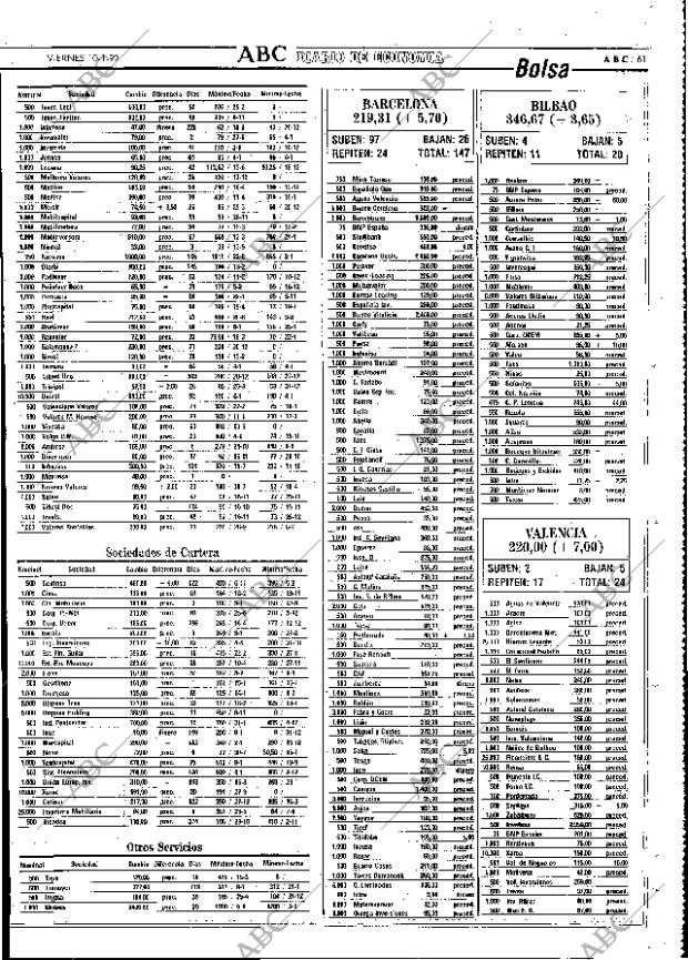 ABC MADRID 10-01-1992 página 61