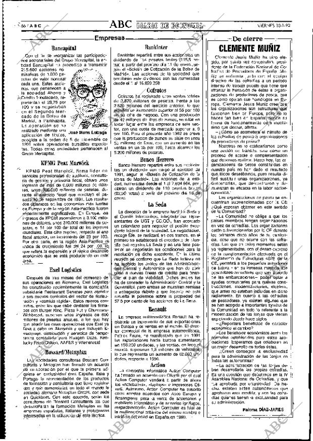 ABC MADRID 10-01-1992 página 66