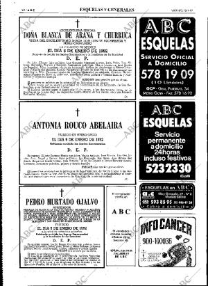 ABC MADRID 10-01-1992 página 92