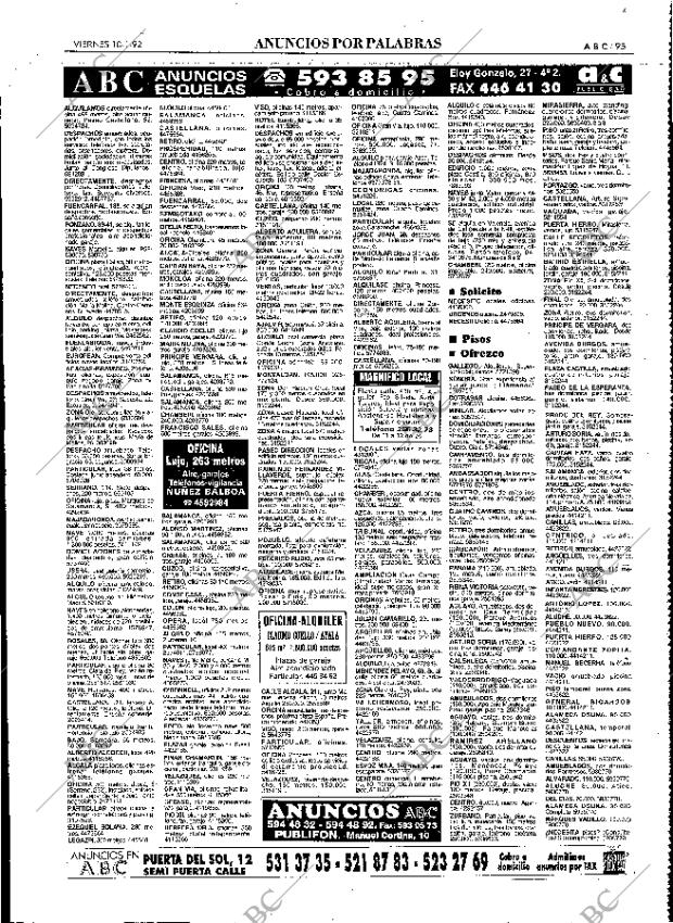 ABC MADRID 10-01-1992 página 95