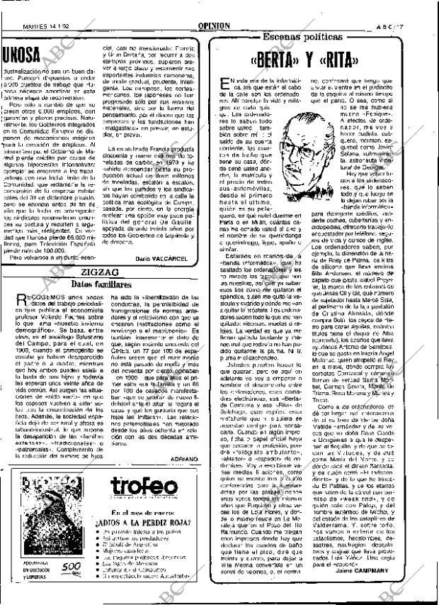 ABC SEVILLA 14-01-1992 página 17