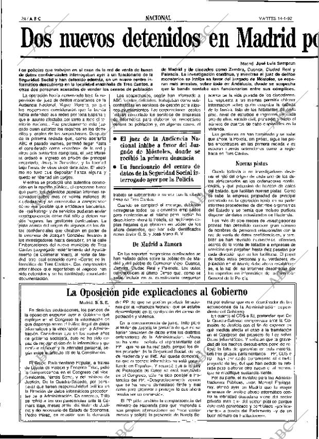 ABC SEVILLA 14-01-1992 página 24