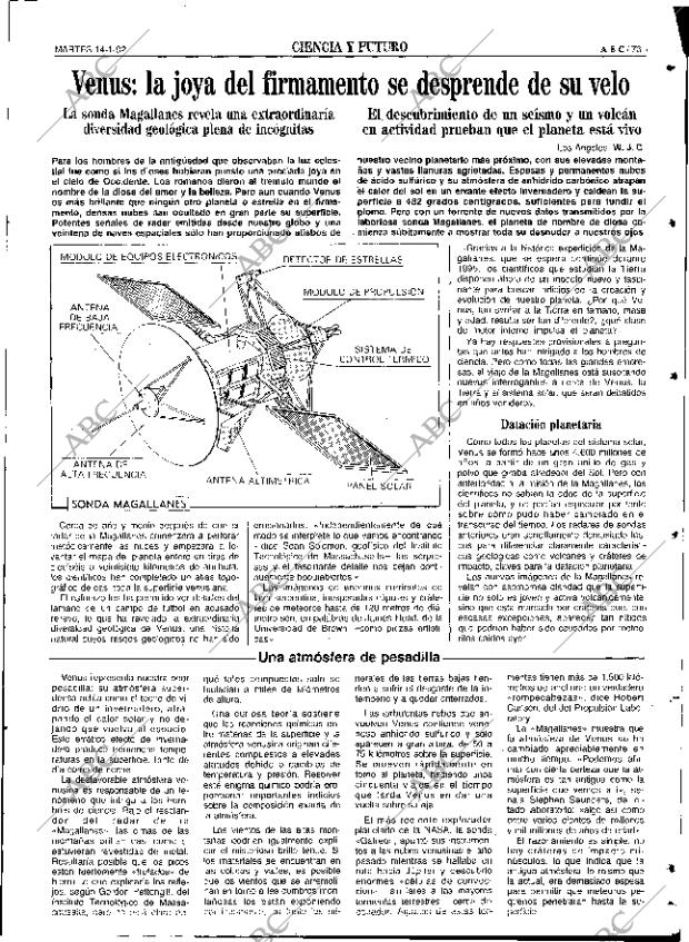 ABC SEVILLA 14-01-1992 página 73