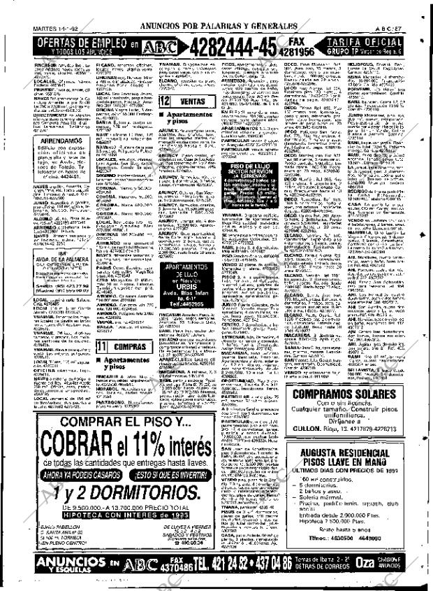 ABC SEVILLA 14-01-1992 página 87