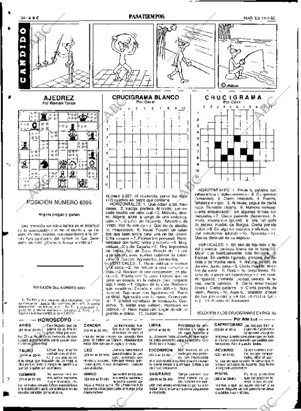 ABC SEVILLA 14-01-1992 página 94