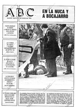 ABC MADRID 16-01-1992 página 1