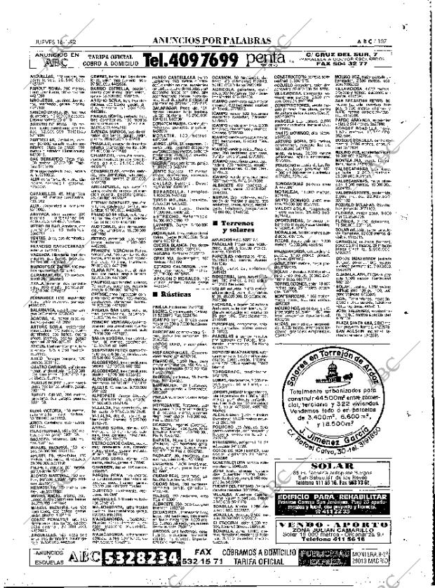 ABC MADRID 16-01-1992 página 107