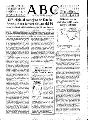 ABC MADRID 16-01-1992 página 15