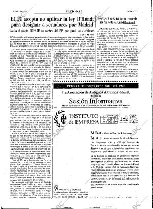 ABC MADRID 16-01-1992 página 29