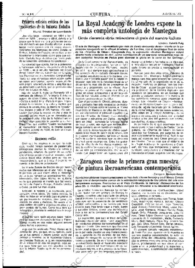 ABC MADRID 16-01-1992 página 50