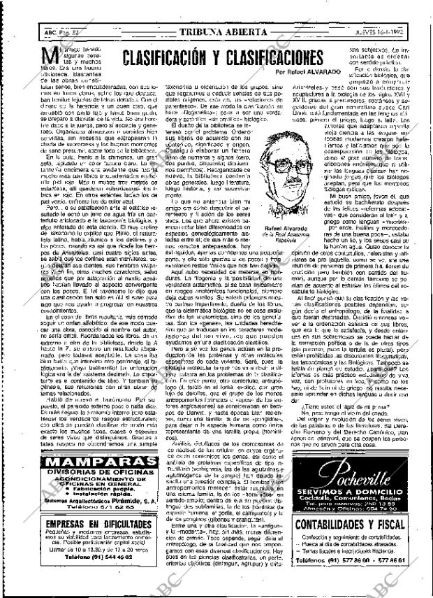 ABC MADRID 16-01-1992 página 52
