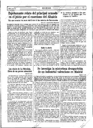 ABC MADRID 16-01-1992 página 58