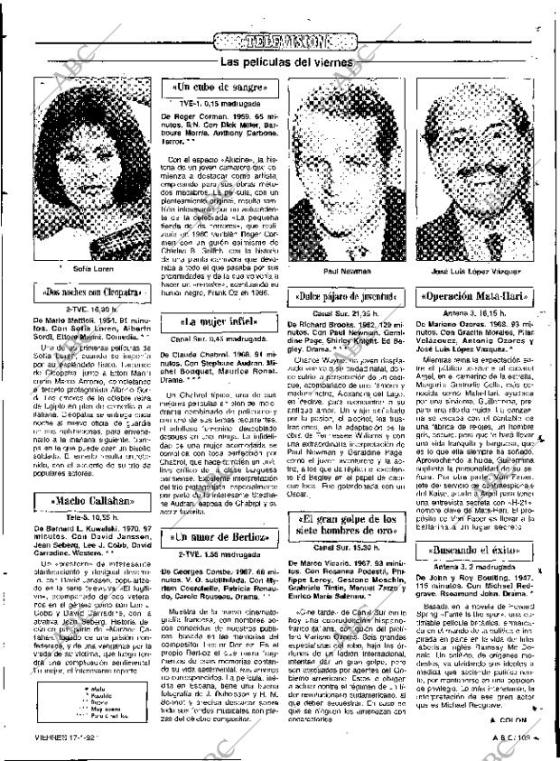 ABC SEVILLA 17-01-1992 página 109