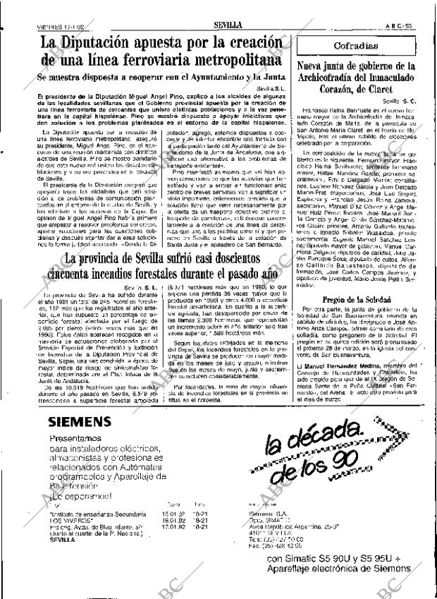 ABC SEVILLA 17-01-1992 página 53