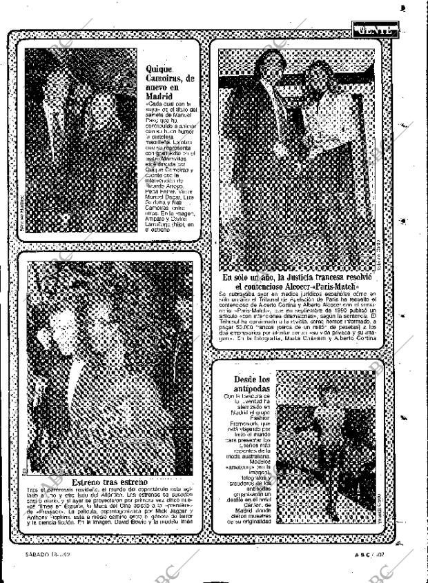 ABC MADRID 18-01-1992 página 107