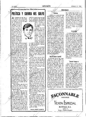 ABC MADRID 18-01-1992 página 16