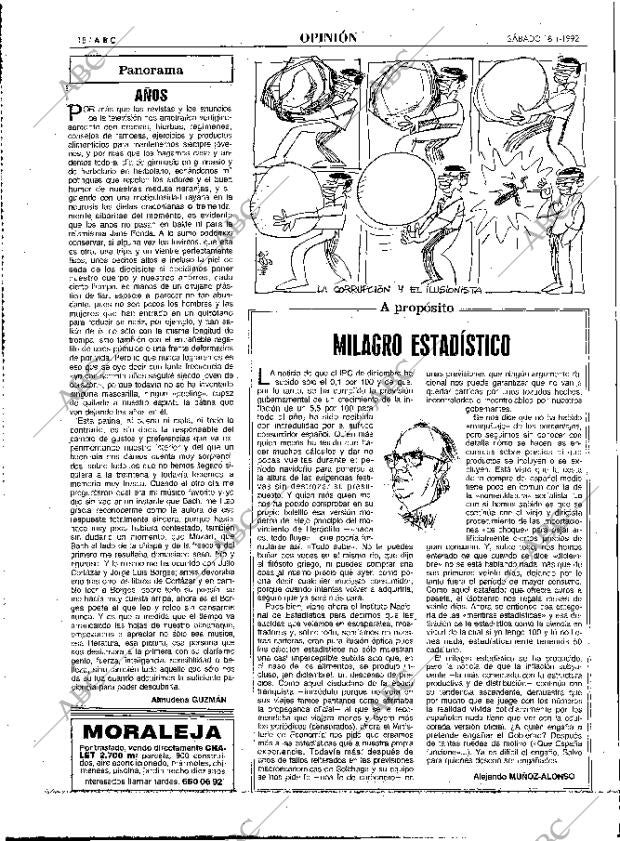 ABC MADRID 18-01-1992 página 18