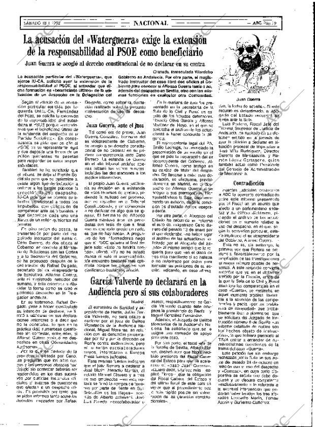 ABC MADRID 18-01-1992 página 19