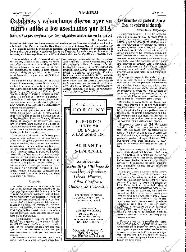 ABC MADRID 18-01-1992 página 23