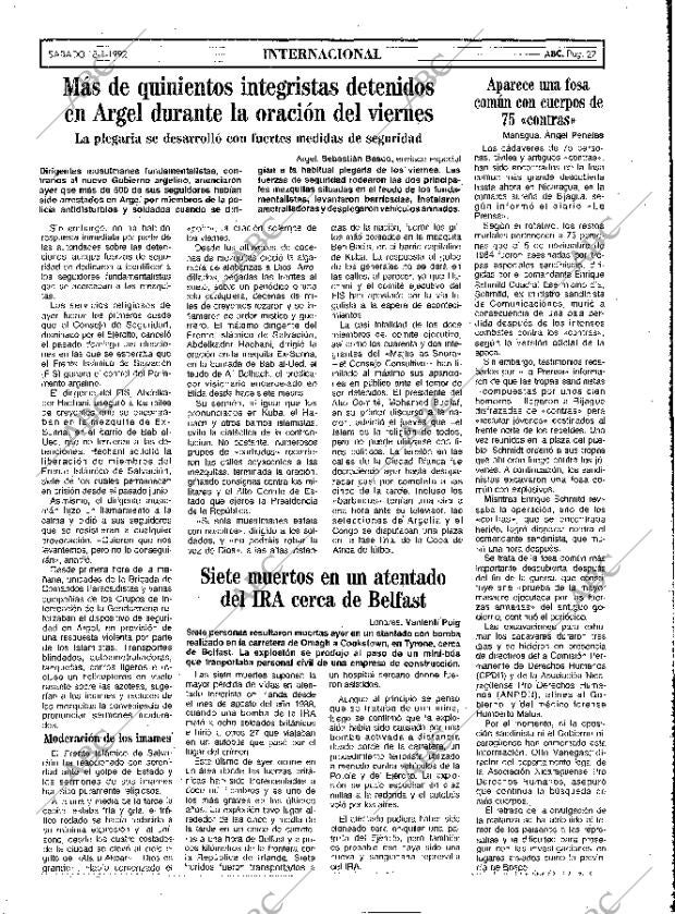 ABC MADRID 18-01-1992 página 27