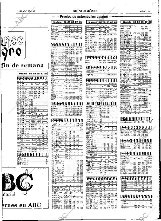 ABC MADRID 18-01-1992 página 57