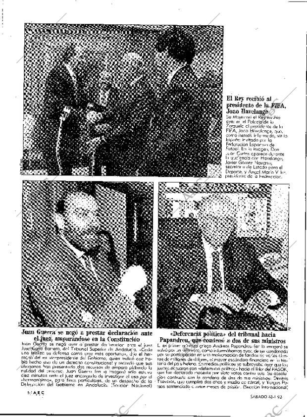 ABC MADRID 18-01-1992 página 6