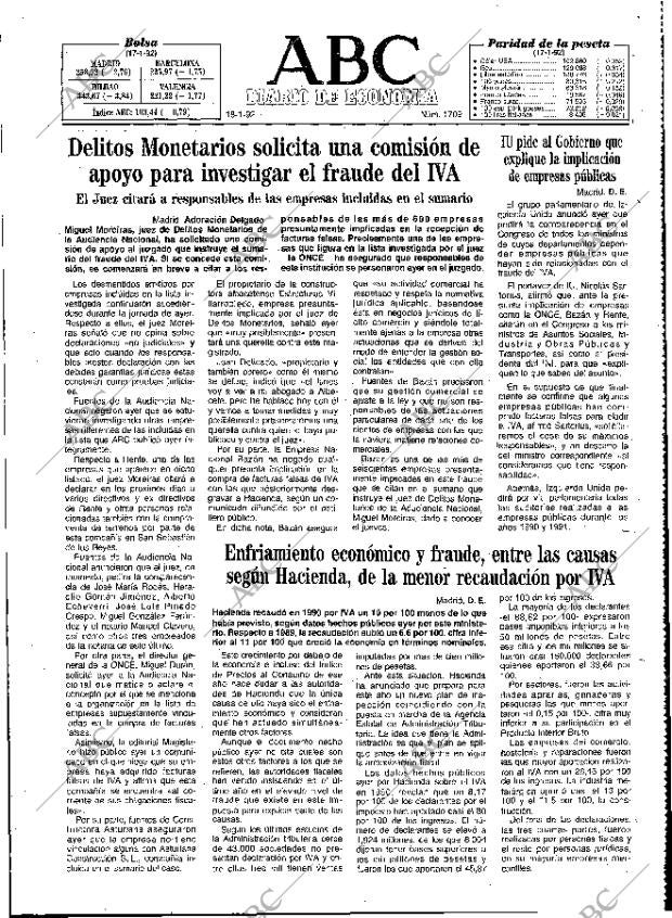 ABC MADRID 18-01-1992 página 61