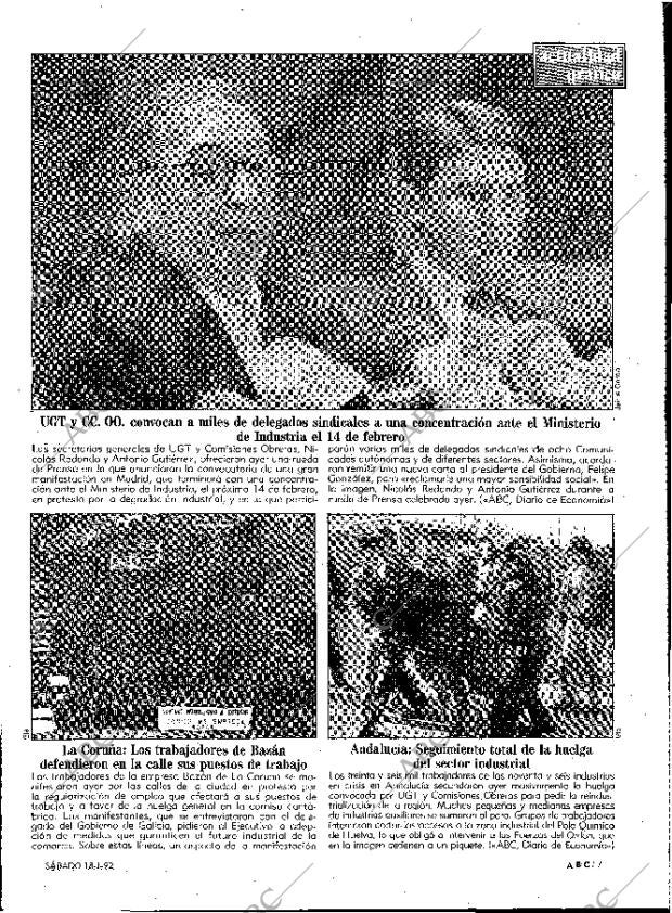 ABC MADRID 18-01-1992 página 7