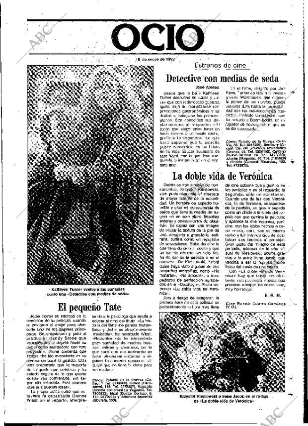 ABC MADRID 18-01-1992 página 77