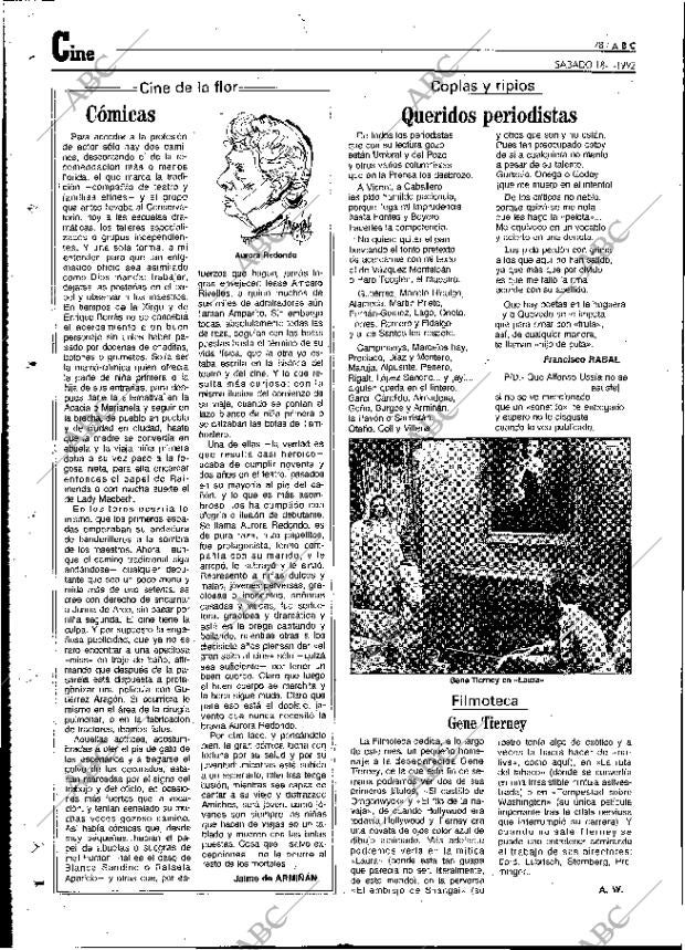 ABC MADRID 18-01-1992 página 78