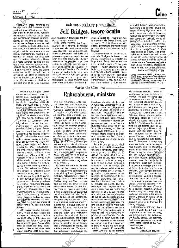 ABC MADRID 18-01-1992 página 79