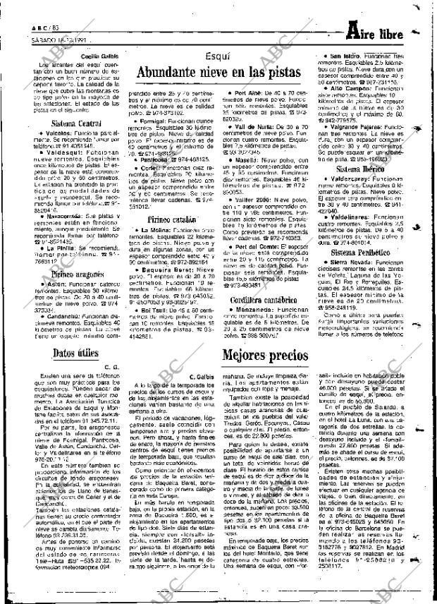 ABC MADRID 18-01-1992 página 83