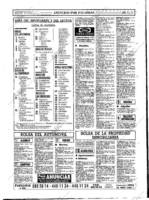 ABC MADRID 18-01-1992 página 97