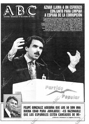ABC MADRID 19-01-1992 página 1