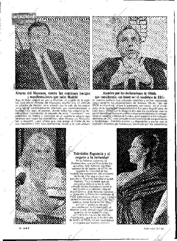 ABC MADRID 19-01-1992 página 10