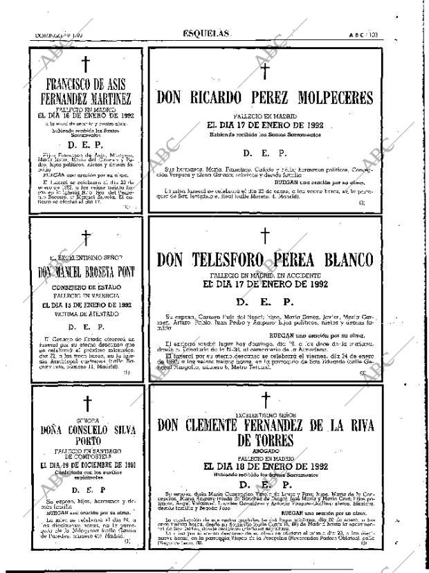 ABC MADRID 19-01-1992 página 103