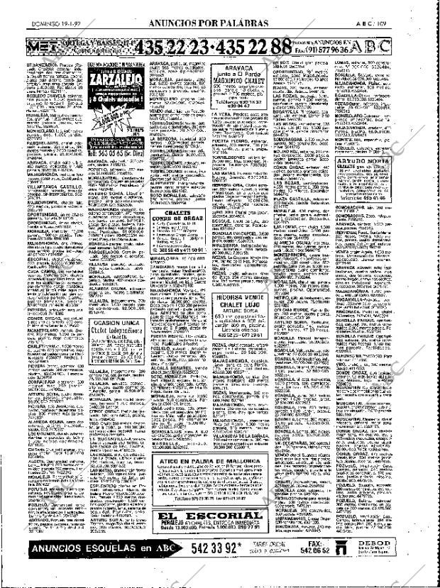 ABC MADRID 19-01-1992 página 109