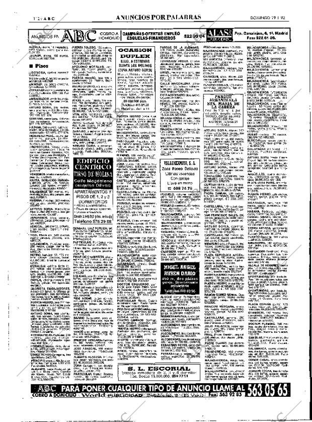 ABC MADRID 19-01-1992 página 112