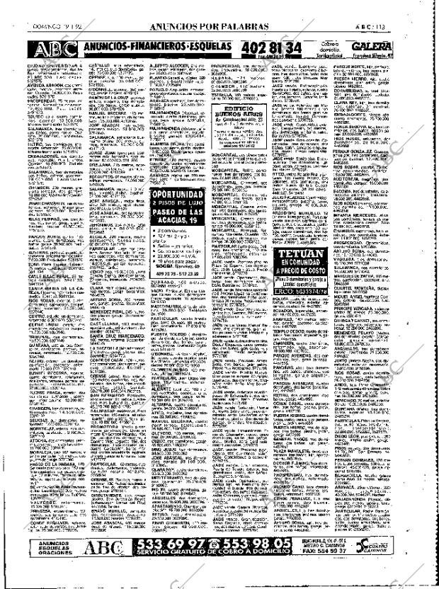 ABC MADRID 19-01-1992 página 113