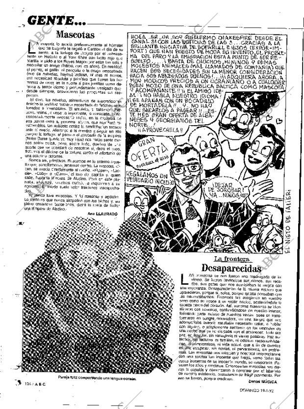 ABC MADRID 19-01-1992 página 126