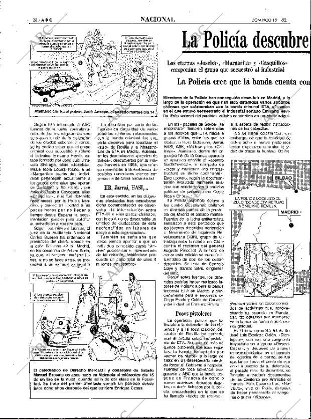 ABC MADRID 19-01-1992 página 28