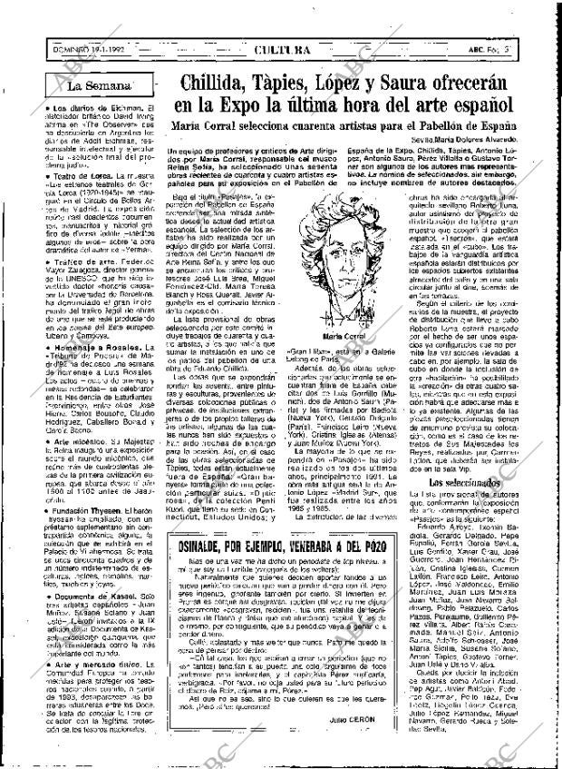 ABC MADRID 19-01-1992 página 51