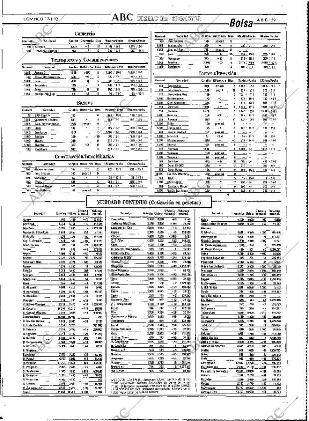 ABC MADRID 19-01-1992 página 59