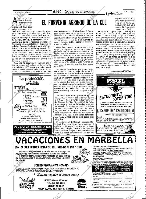 ABC MADRID 19-01-1992 página 63